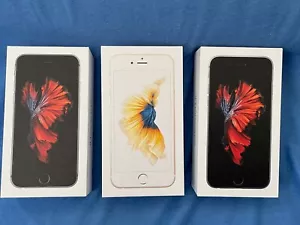 (3) Apple iPhone 6S LEERE BOXEN & nur Verpackung - Gold 32GB +2 Spacegrau 128GB - Bild 1 von 11