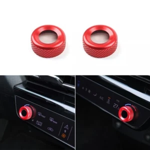 Aluminum Air Condition Switch Button Panel Knob Cover Trim for Kia EV6 2022-2024 - Picture 1 of 15