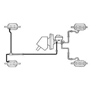 Kompletter geflochtener Bremsleitungssatz für Land Rover Defender 110 TDCi 2011-2016 RH... - Bild 1 von 1