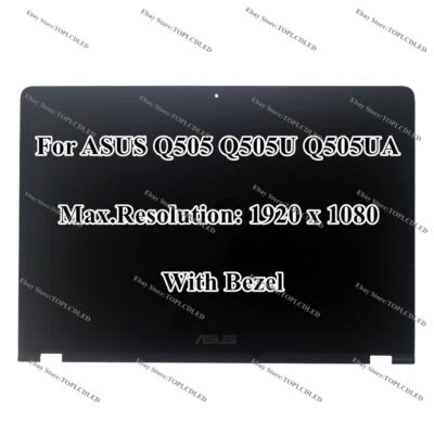 15" ASUS Q505 Q505U Q505UA Q505UA-BI5T9 FHD LCD Assembly Touch Screen Digitizer - Image 1 of 4