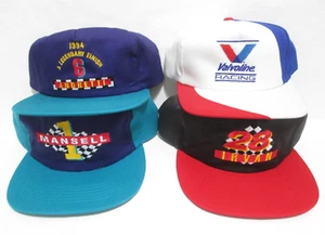 Texaco Havoline Racing Snapback Hat Lot (5) Andretti - Mansell - Irvan - Picture 1 of 10
