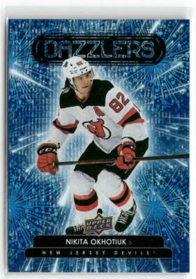 2022-23 Upper Deck #DZ-59 Nikita Okhotiuk Dazzlers Blue - Image 1 of 2