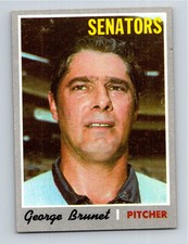 1970 Topps George Brunet Washington Senators #328