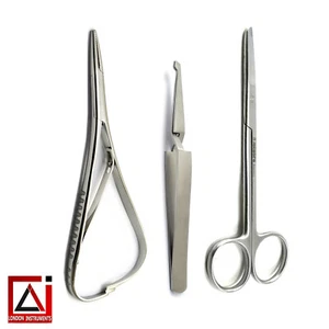 Dental Mathieu Needle Holder Ligature Forceps Bracket Tweezers & Suture Scissors - Picture 1 of 4