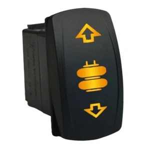 Air Safety Cushion 6C77OM Rocker switch 12 volt momentary laser LED amber - Imagen 1 de 7