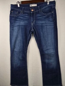 Levis 524 Too Superlow Rise Blue Denim Skinny Jeans Size 31x30 - Picture 1 of 5