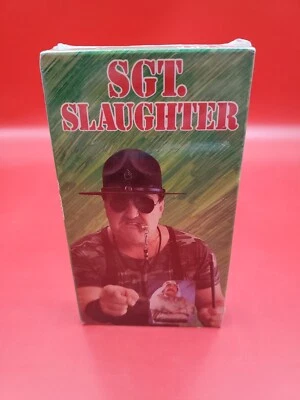 Sgt. Slaughter 1990 Pro Wrestling VHS Tape New Sealed AWA WWF WWE WCW - Image 1 of 4