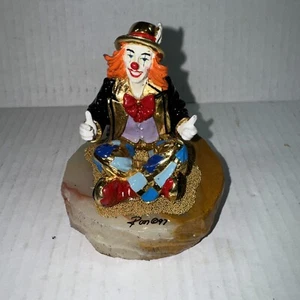 FIRMADO - Figura Payaso Ron Lee 1997 Pulgares Arriba Sonriendo. - Coleccionistas - Imagen 1 de 5