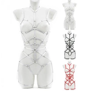 Elegant Gothic Style Body Harness Women's Lingerie Belt for Classy Look - Picture 1 of 15