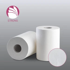 6 x Handtuchrollen 20,5 cm 2 lagig Handtuchpapier Papier Tuch Spender 480m - Bild 1 von 1
