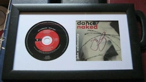 John Cougar Mellencamp Rock Legend SIGNED AUTOGRAPHED 94 Dance Naked CD Framed - Picture 1 of 2