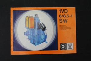 altes Heft VEB Cunewalde IFA VD Motor Werbung 1VD 8 8,5-1 - Bild 1 von 12