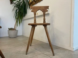 Uriger Biedermeier Bauernsessel Sessel Brettstuhl A5033 - Bild 1 von 10