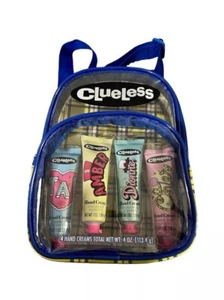 Clueless 90’s Mini Backpack Set Of 4 Hand Creams By Taste Beauty - Picture 1 of 4