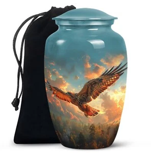 Eagle Human Urns For Ashes Adult Female Large Burial Urn Ashes Men - Picture 1 of 7