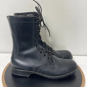 VTG Spike Protective RO Search Black Leather Jungle Combat Boot Sz 11.5 R - Picture 1 of 11