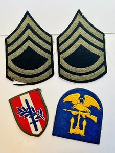 Original WW2 US Army Amphibious Forces, Us Forces In Austria, Patch Lot - Picture 1 of 4