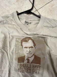 Camiseta Para Hombre Novedad Mediana De Colección/Usada George W Bush - Imagen 1 de 3