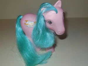 HASBRO 1987 VINTAGE G1 MY LITTLE PONY MLP SUNDAE BEST BANANA SURPRISE - Picture 1 of 9