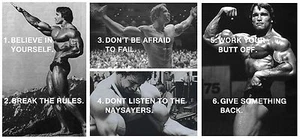 Arnold Schwarzenegger Conquer bodybuilding gym Workouts poster Choose your Size - Bild 1 von 1