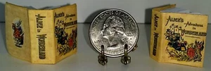 1:12 SCALE MINIATURE BOOK ALICE IN WONDERLAND COMPLETE CARROLL TENNIEL - Picture 1 of 9