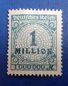 Stamp Germany Deutsches Reich 1 Million Mark 1923 Mi. Nr. 314 (25047) - Picture 1 of 3