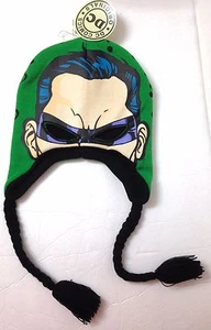 GORRO MÁSCARA FACIAL THE RIDDLER Agujero en el ojo Batman Invierno Tejido Sombrero de esquí ADULTO - Imagen 1 de 3