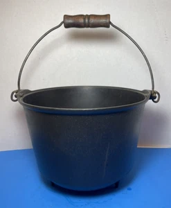 Vintage antiker Griswold Gusseisen Wasserkocher mit Fuß "Sicherheit" Nr. 9 Teile-Nr. 864 3 Beinig - Bild 1 von 24