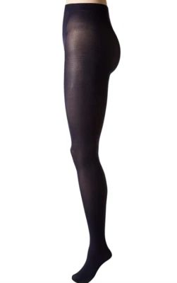 HUE L33219 Women's Navy Opaque Tights Size 2 - Image 1 of 3