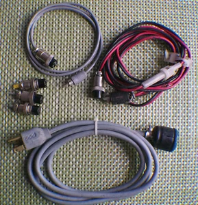 Ham Radio Microphone Connectors and Power connector Parts - Zdjęcie 1 z 5