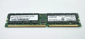 Micron MT36VDDF25672Y-335D2 2GB DDR1 PC2700 ECC Registered CL2.5 184-Pin Memory - Zdjęcie 1 z 1
