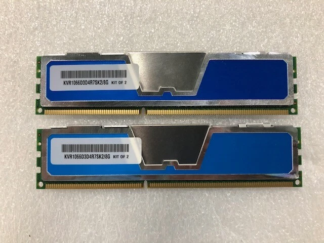 KINGSTON Memory, 8GB, 1066Mhz DDR3 ECC-FB (Kit of 2) KVR1066D3D4R7SK2/8G - Image 1 of 2