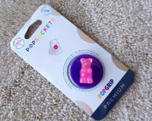 PREMIUM Popsockets PopGrip - Bon Bon Gummy Bear Purple Punch @b17 - Photo 1 sur 6