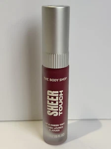 Body Shop Lip & Cheek Tint Brave Vegan 2-in-1 New Sealed Authentic - Picture 1 of 5