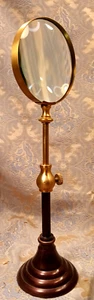 VINTAGE SCHREIBTISCHLUPE VERSTELLBAR 11 ZOLL BIS 15 ZOLL HOCH 4 ZOLL BREIT - Bild 1 von 15