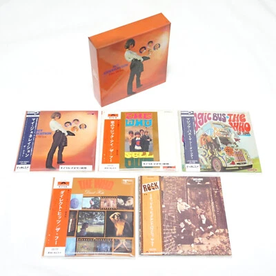 The Who - Mini LP CD 5 Titles Set + Promo Box Replica Paper Sleeve Obi Japan - Image 1 of 4