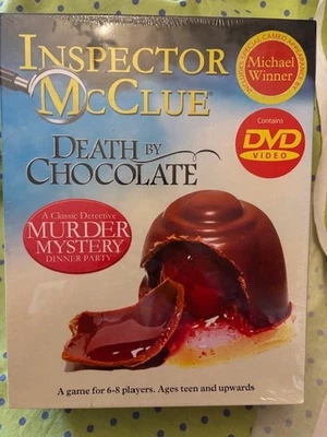 Inspector McClue Death By Chocolate, Murder Mystery Dinner Party Game New Sealed - Image 1 of 2