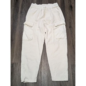 Pantalones cargo de algodón orgánico Scotch & Soda cintura con cordón para mujer M - Imagen 1 de 4