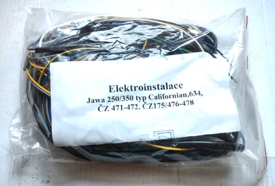 Kabelbaum  mit Schaltplan für JAWA CZ 175 250 350 634 471 472 476 477 478 — 第 1/3 张图片
