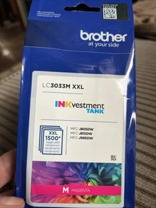 BROTHER LC3033 XXL Magenta INK CARTRIDGE Inkvestment Tank exp 03/2025 - Photo 1/2