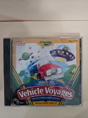 Crayola Vehicle Voyages MAGIC 3D COLORING BOOK _Age 3 -7 - Image 1 of 2