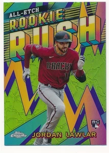 JORDAN LAWLAR 2024 TOPPS CHROME ALL-ETCJ ROOKIE RUSH #CERR-13 RC ROOKIE MINT - Picture 1 of 2
