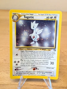 Togetic Holofoil Raro Neo Genesis WOTC 2000 16/111 LP Vintage - Foto 1 di 9