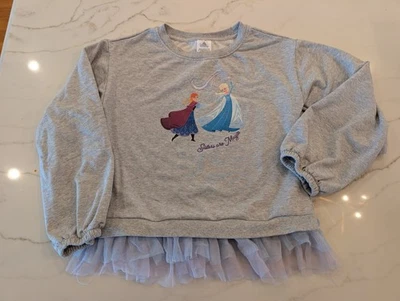 Moletom Pulôver Disney Frozen - Sisters Are Forever - Meninas Cinza Extra Grande - Imagem 1 de 4