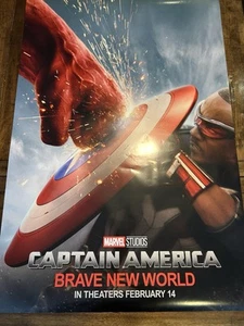 27x40 “ Captain America Brave New World” Movie Poster ! Double Sided ! - Picture 1 of 1