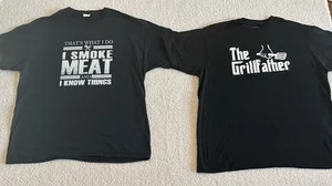 BBQ Master T shirts (2) Size XL - Picture 1 of 8