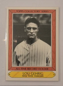 1985 Topps Woolworth's All-Time Record Holders - Lou Gehrig #14 - Picture 1 of 2