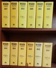 WISDEN CRICKETERS’ ALMANACK HBDJ 2010 - 2022 - Multibuy Discount - Excellent cdn