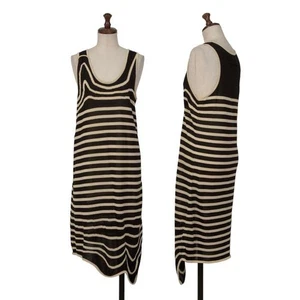 Jean Paul GAULTIER MAILLE FEMME Striped Sleeveless Knit Top Size M(K-146781) - Picture 1 of 12
