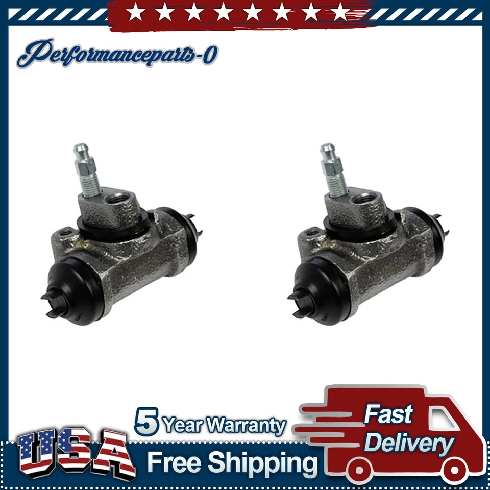Dorman 2X Rear Drum Brake Wheel Cylinder for 1990 1991 1992 1993 1994 Mazda 323 - Image 1 of 3